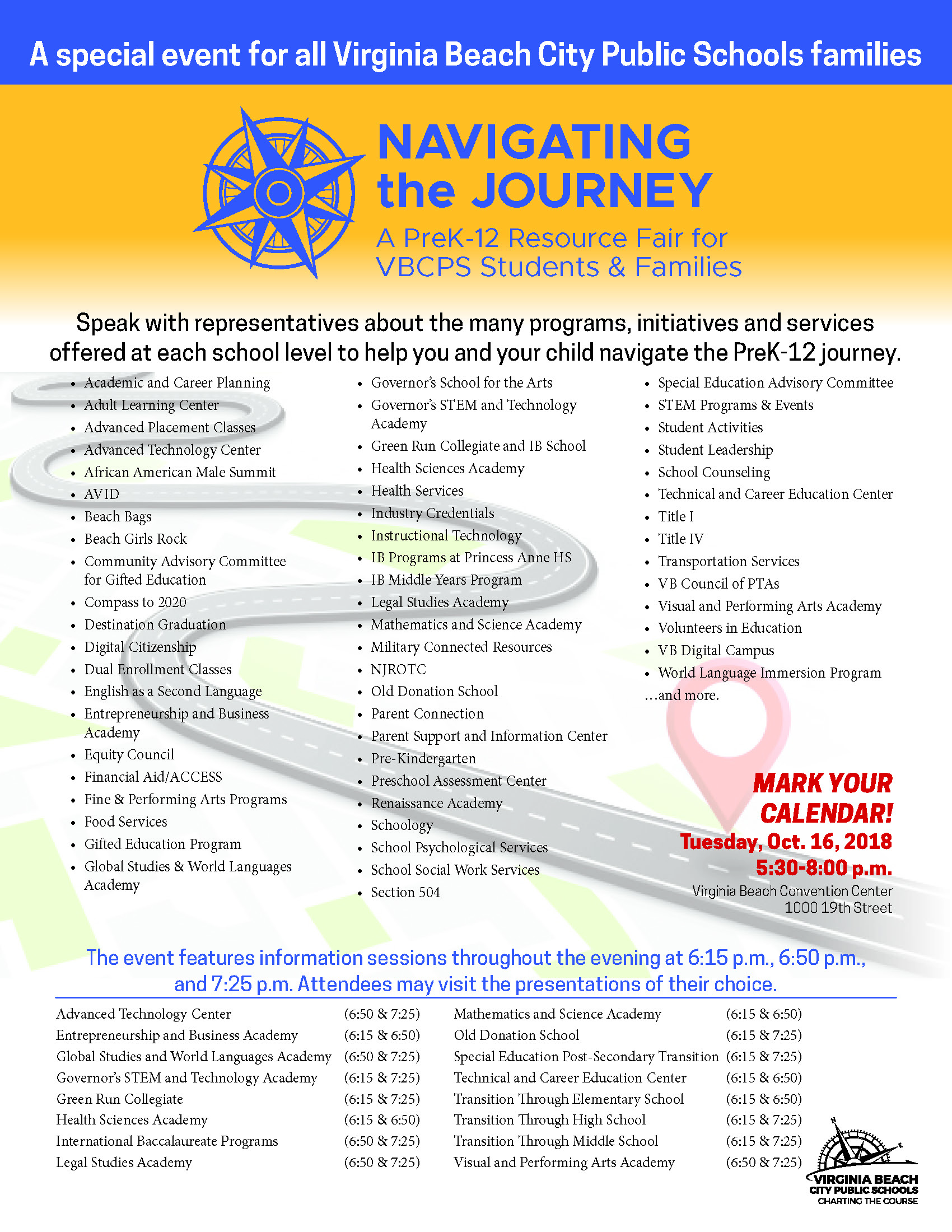 Navigating The Journey Event Showcases Prek Grade 12 Programs And