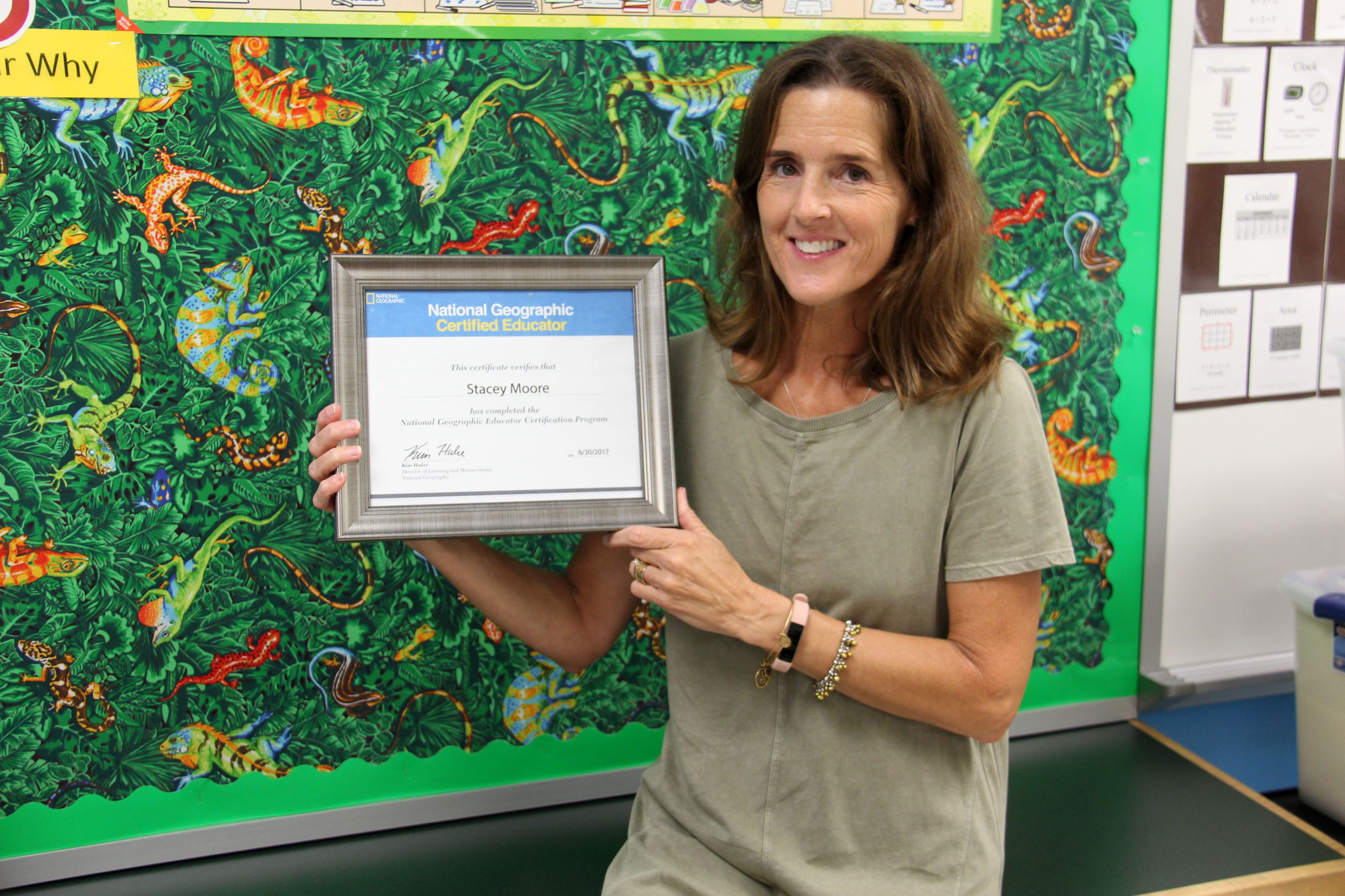 Moore becomes first VBCPS National Geographic Certified Educator